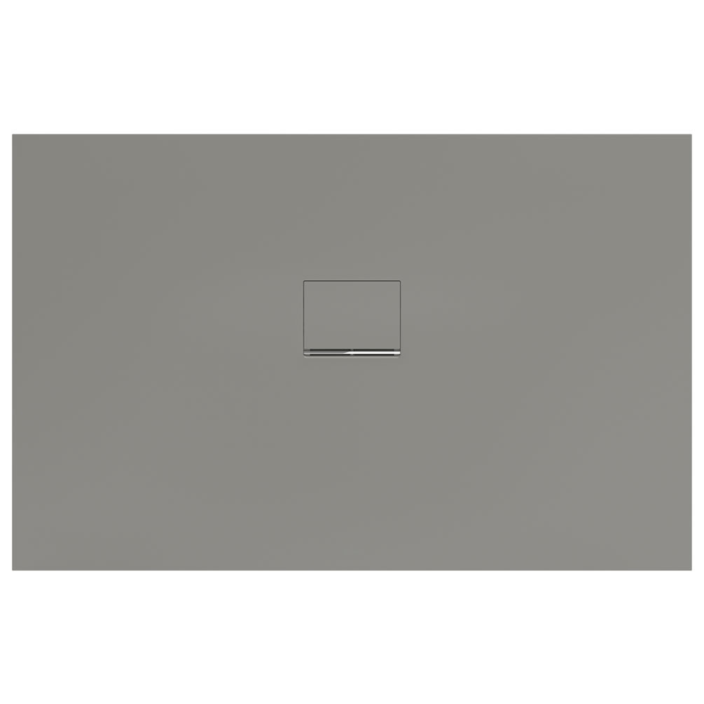 Cutout image of Villeroy & Boch Squaro Infinity 1400 x 900mm Matt Grey Stone Resin Shower Tray